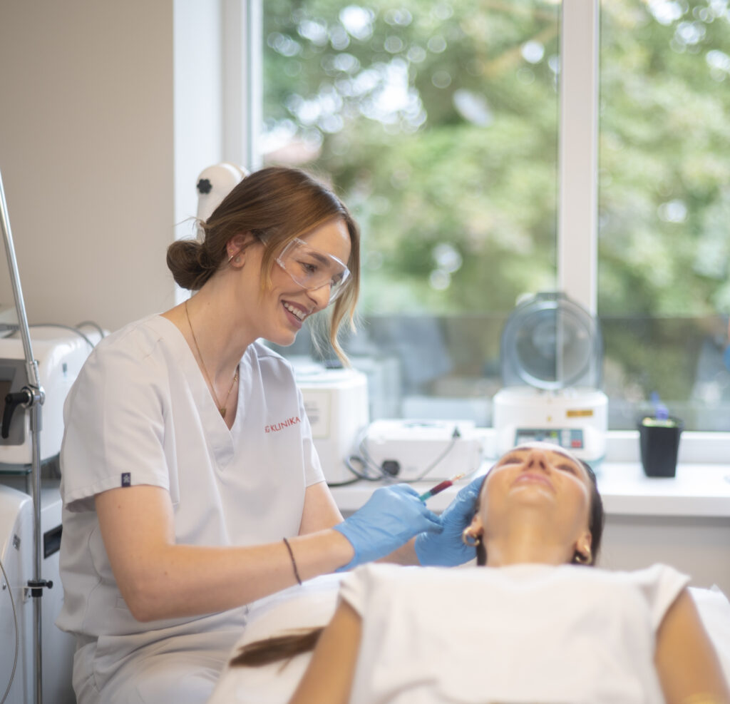 I-PRF plaukų slinkimui ir retėjimui stabdyti